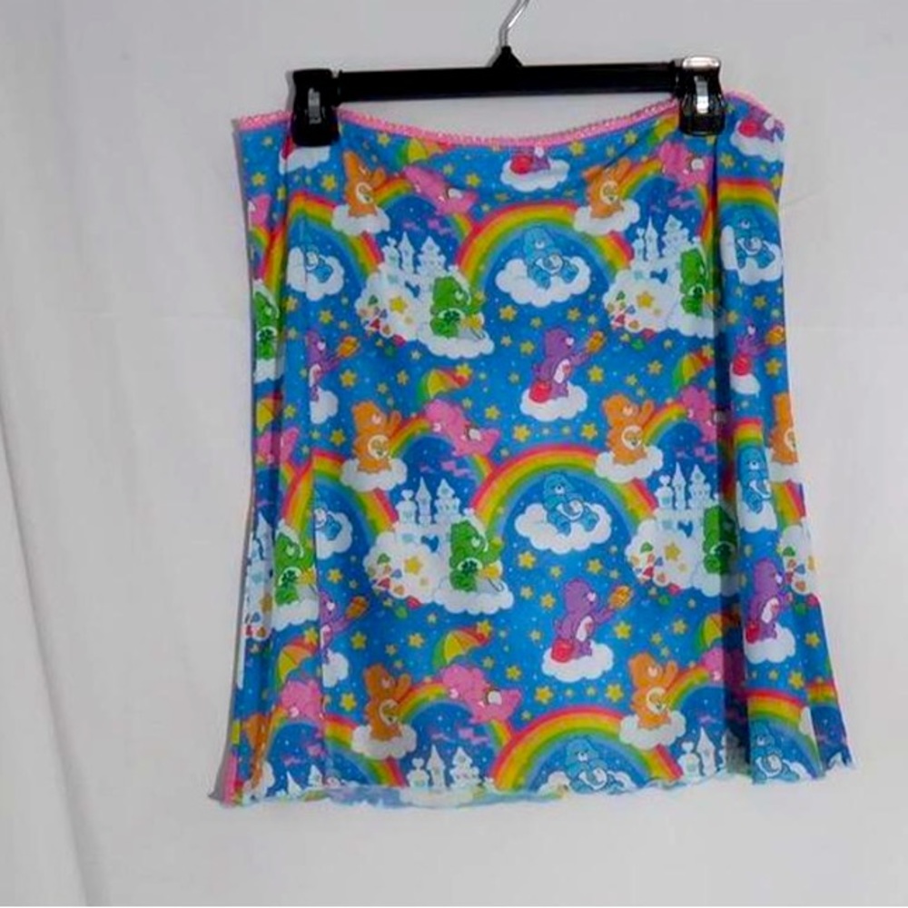 Mesh Carebear mini skirt